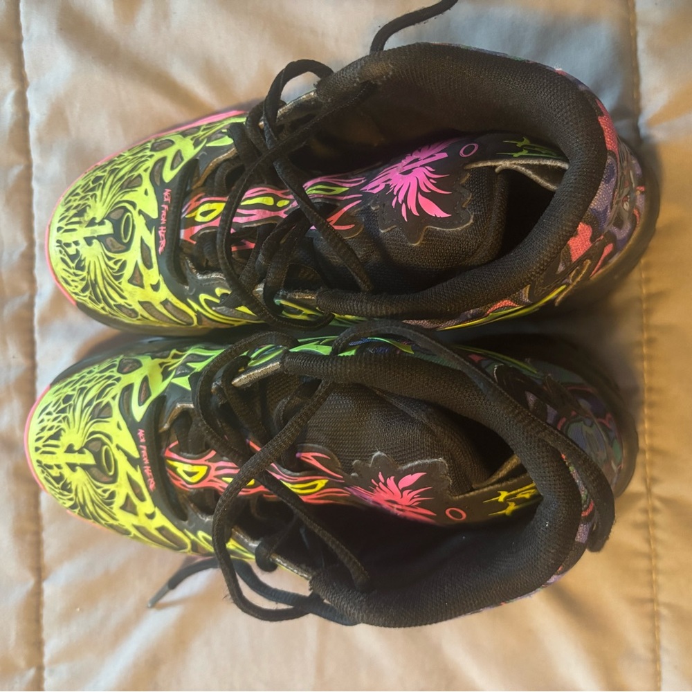 Puma melo Kids Sneakers in Vibrant Yellow and Pink